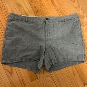 Breezy cotton chambray summer shorts 🩳🔵